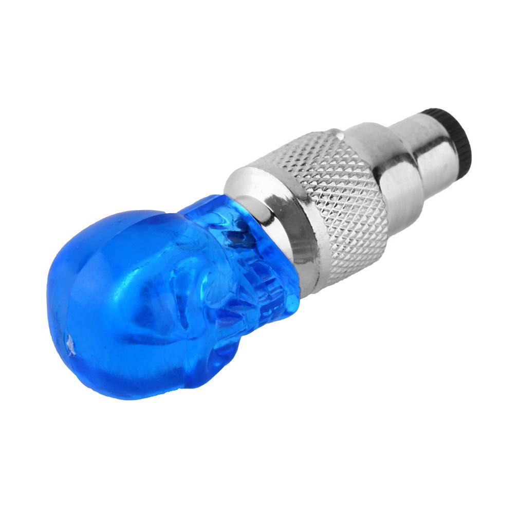 1 шт., крышка клапана в форме черепа, светодиодная лампа для колес, шин, лампа для автомобиля, мотоцикла, велосипеда YS