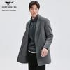 SEPTWOLVES Мужское вязаное пальто из смесовой шерсти