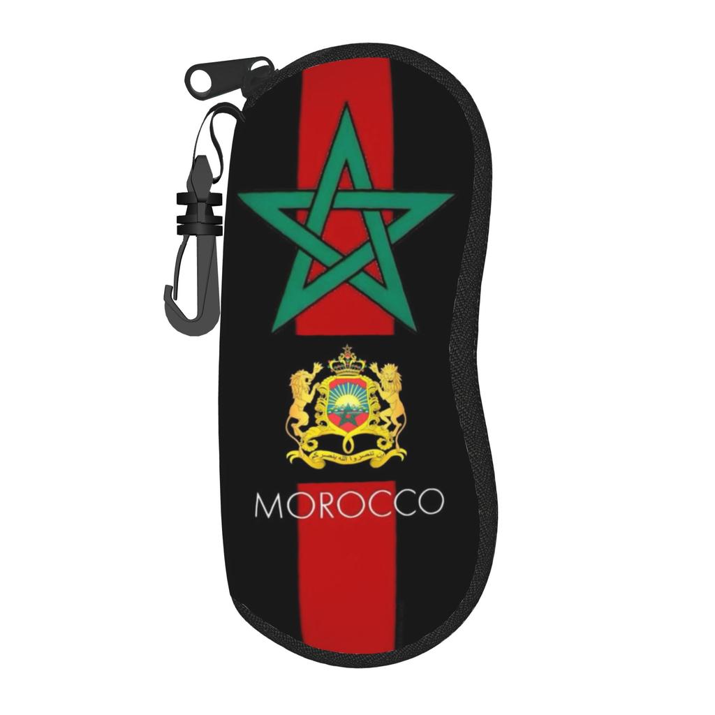 Флаг Марокко Maroc Марокканские товары Чехол для очков для девочки Мальчика Защитный бокс Защита для очков Защитник Футляр для солнцезащитных очков
