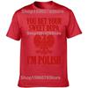 Смешная винтажная футболка с графическим принтом 'Я в День поляка Польша Polska' для мужчин и женщин, хип-хоп, оверсайз, 100% хлопок, комфортные футболки