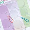 50 шт. DIY Заготовки для веера Круглые/Цветок/Сердце Формы Детский Художественный Веер Мини Прозрачный Веер Детский сад