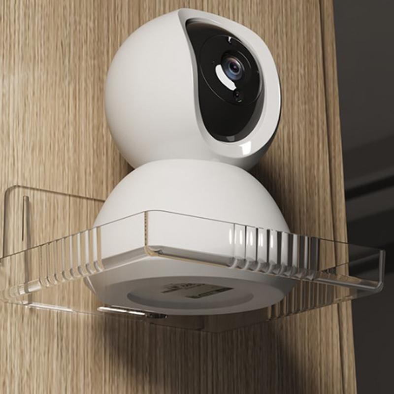 Полка с плавающей подставкой для настенного крепления для подставки для хранения мини-динамика камеры слежения