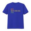 Best Akita Chow Dad Ever Dog Breed Father's Day  T Shirt vintage Washed Soft streetwear Casual Breathable Top For Everyday Wear