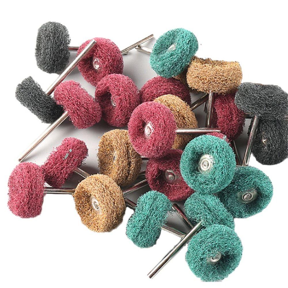 10pcs Rust Remover Polishing Wheel Buffing Fiber Grinding Head  Grinding Machine Accessories