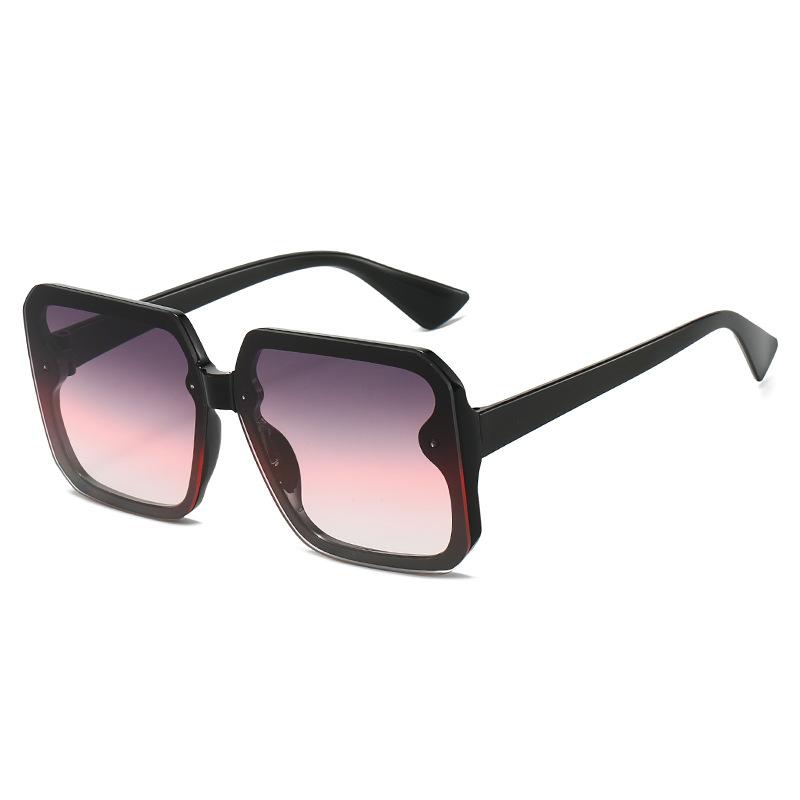 New large square frame sunglasses, bare-faced face-flattering, small personality, trendy street style, outdoor UV protection sunglasses