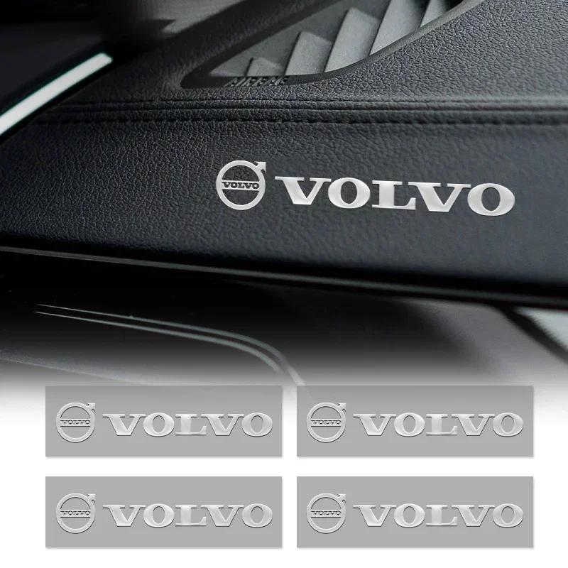 Car logo Interior Sticker Central control Decals Emblem Badge For Volvo XC40 XC60 XC90 XC70 C30 V40 V60 S40 S60 V70 Car Styling EX4
