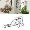 Железный цветочный горшок, крючок, растения, ландшафтный кронштейн, настенный балкон, домашний декор