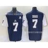 Mens American Football Jersey Dallas Cowboys Style Cotton Blend Performance Sportswear Rugby Training Game
