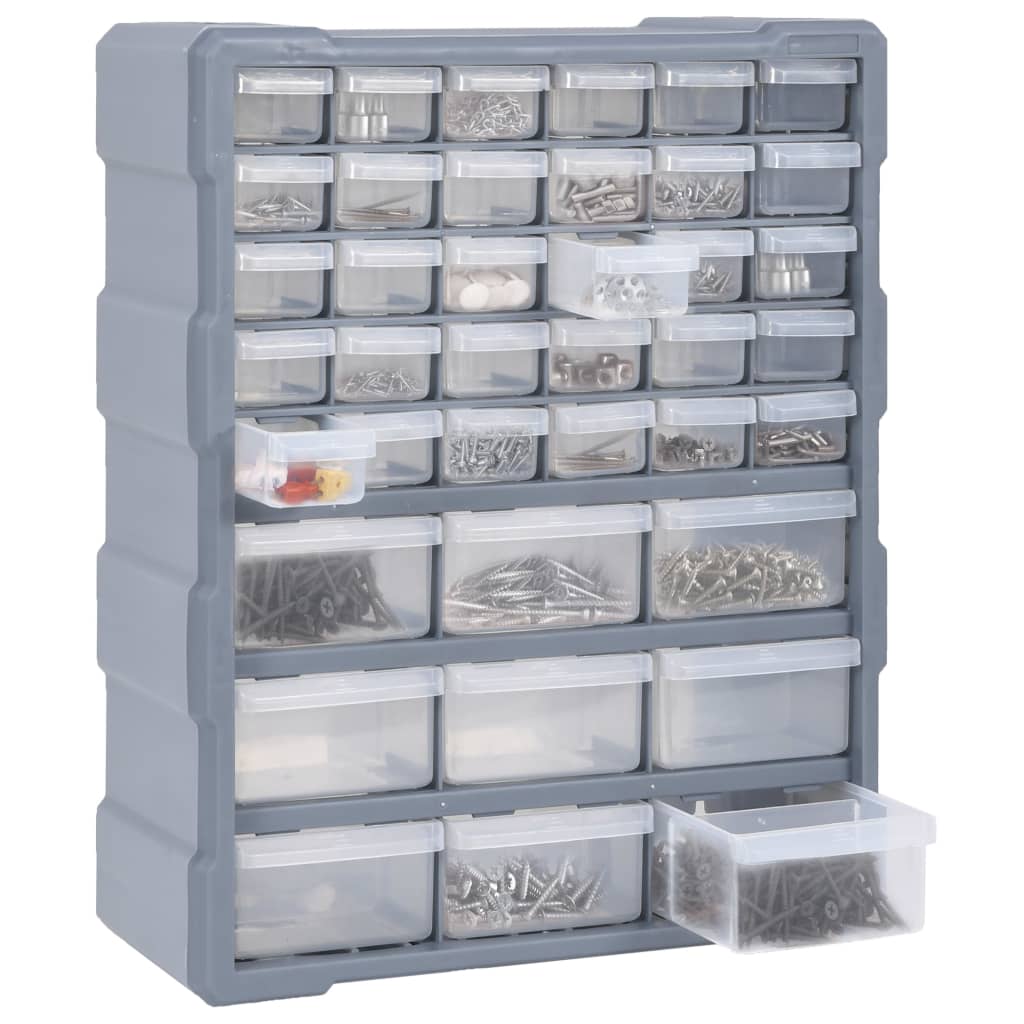 Multi Drawer Organizer with 39 Drawers 38 x 16 x 47 cm