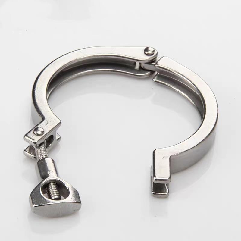 1Pcs 1" - 10" 304 Sanitary Stainless Steel Fitting Ferrule O/D 25mm-268mm Tri Clamp Clamps Clover For Homebrew Diary Product