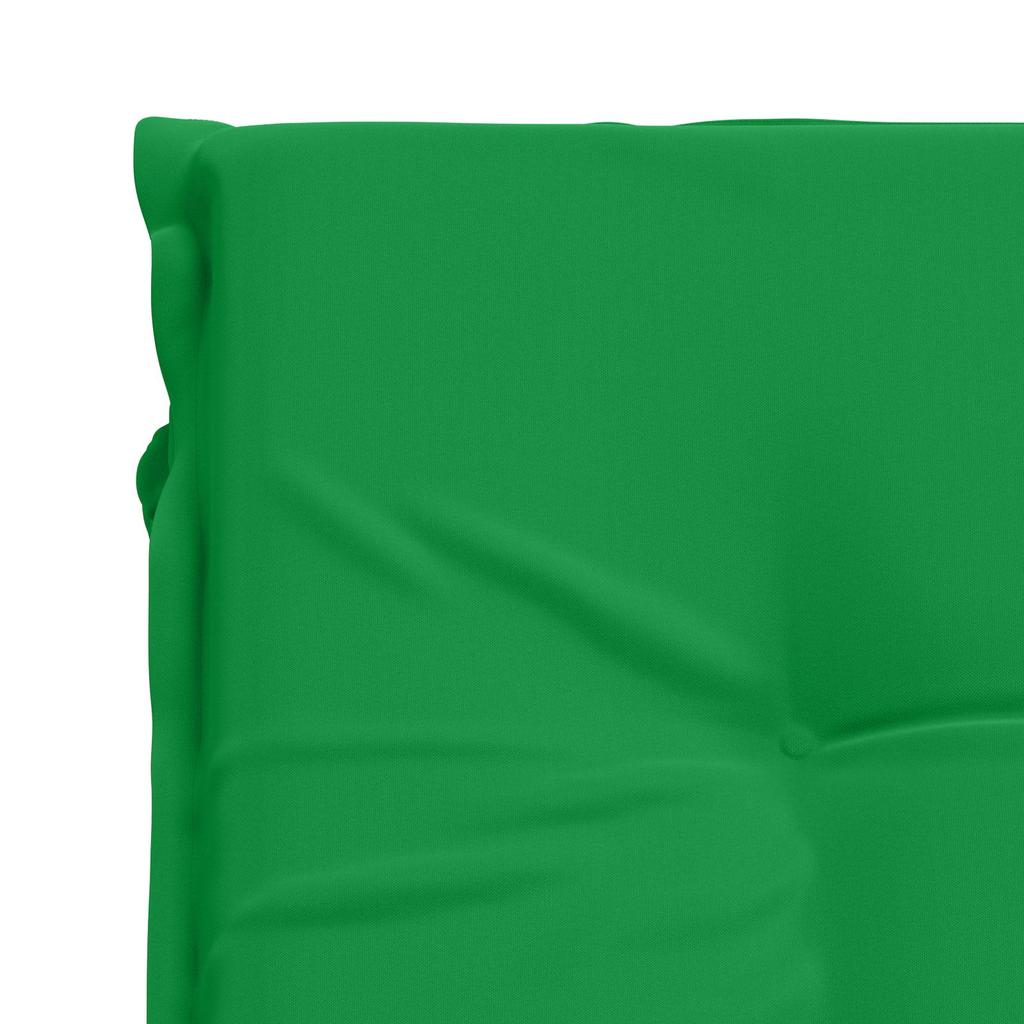 Sun Lounger Cushion GEMERT 100percent Polyester Green 190 x 80 x 9 cm