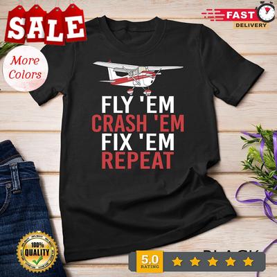 2025/Fly em. Разбей их, Почини их, Повтори Футболка с рисунком радиоуправляемого самолета Унисекс Футболка Унисекс Футболка