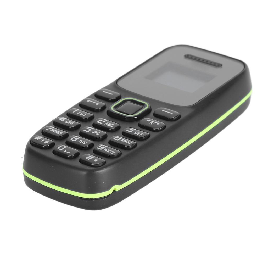 2G Phone Unlocked for Elderly 0.66 Inch Dual SIM GSM Mini Phone Music Player Bluetooth Earphone Big Button Multi
