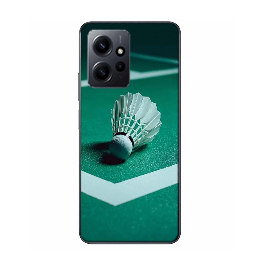 Badminton Sport Phone Case For Redmi Note 14 15 Pro 5G 13 12 Pro Plus 11 11T 11E 11S 10 Pro 10S 9 9S Cover Cell Clear TPU Capa C