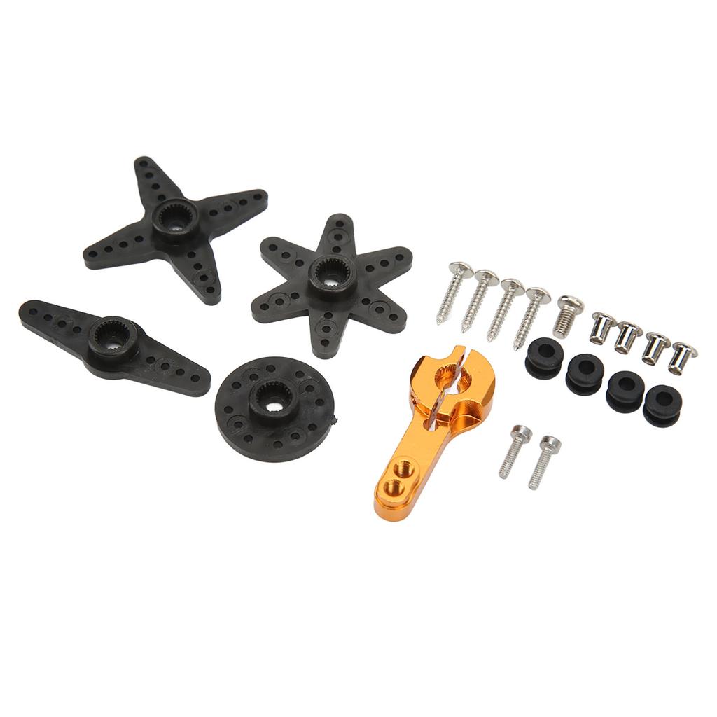 RC 30KG Servo 30KG Aluminium Alloy Metal Gears Quick Response Waterproof RC Steering Engine with 25T Metal Servo Arm