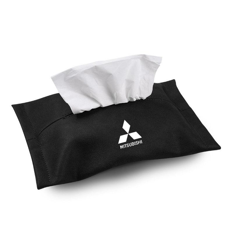 pdsh9 Car Tissue Box Storage Bag Tissue Box Holder for Mitsubishi Pajero Outlander XL Montero Lancer Triton l200 Galant Accessories