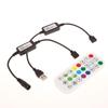 1 Set Rgb Colorful Led Light Strip Connector For App Control Dc Usb 5V-24V Music Colorful Tape Light Mini Bluetooth Controller