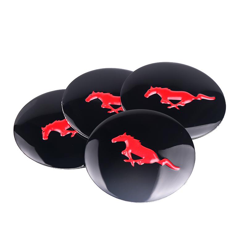 4Pcs 54mm/56mm/60mm For Ford Mustang ST Kuga Original Hubcaps Car Wheel Center Covers Sticker Auto Hub Caps Emblem Replacement