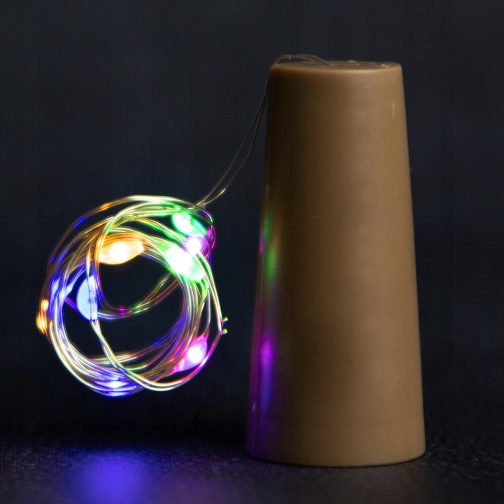 Conical Bottle Cap LED Decorative Lamps Bottle Lights