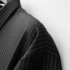 Мужская футболка-поло с коротким рукавом и вертикальной полоской, большого размера