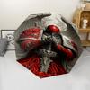 Автоматический зонт в тематике Warhammer 40k, легкий и портативный, 8 спиц, идеально подходит для путешествий на свежем воздухе, дней рождения, Рождества, в качестве подарков.