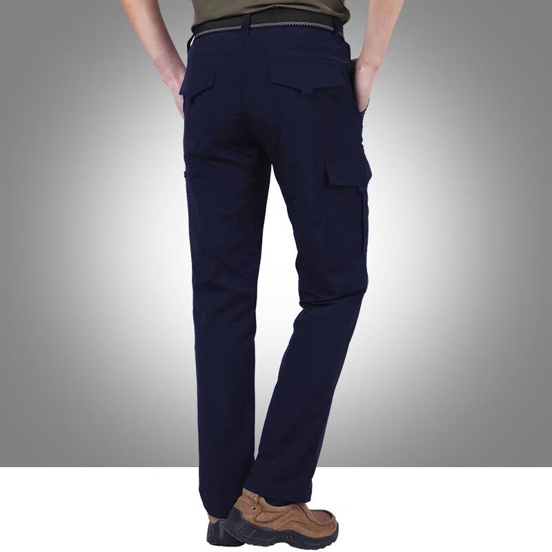 VANCAMEL Men's Loose Fit Quick-Dry Outdoor Cargo Pants