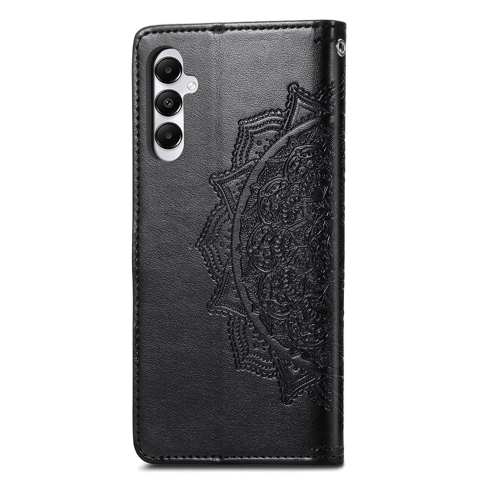 For Samsung Galaxy A05s 4G Magnetic Phone Case Embossed Mandala Pattern Cover