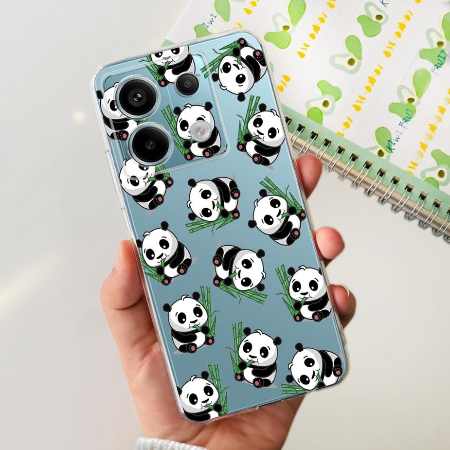 For Xiaomi Poco X6 Pro 5G Case New Fashion Painted Cover Clear Silicone Soft TPU Phone Case For Xiaomi Poco X6 Pro PocoX6 Bumper
