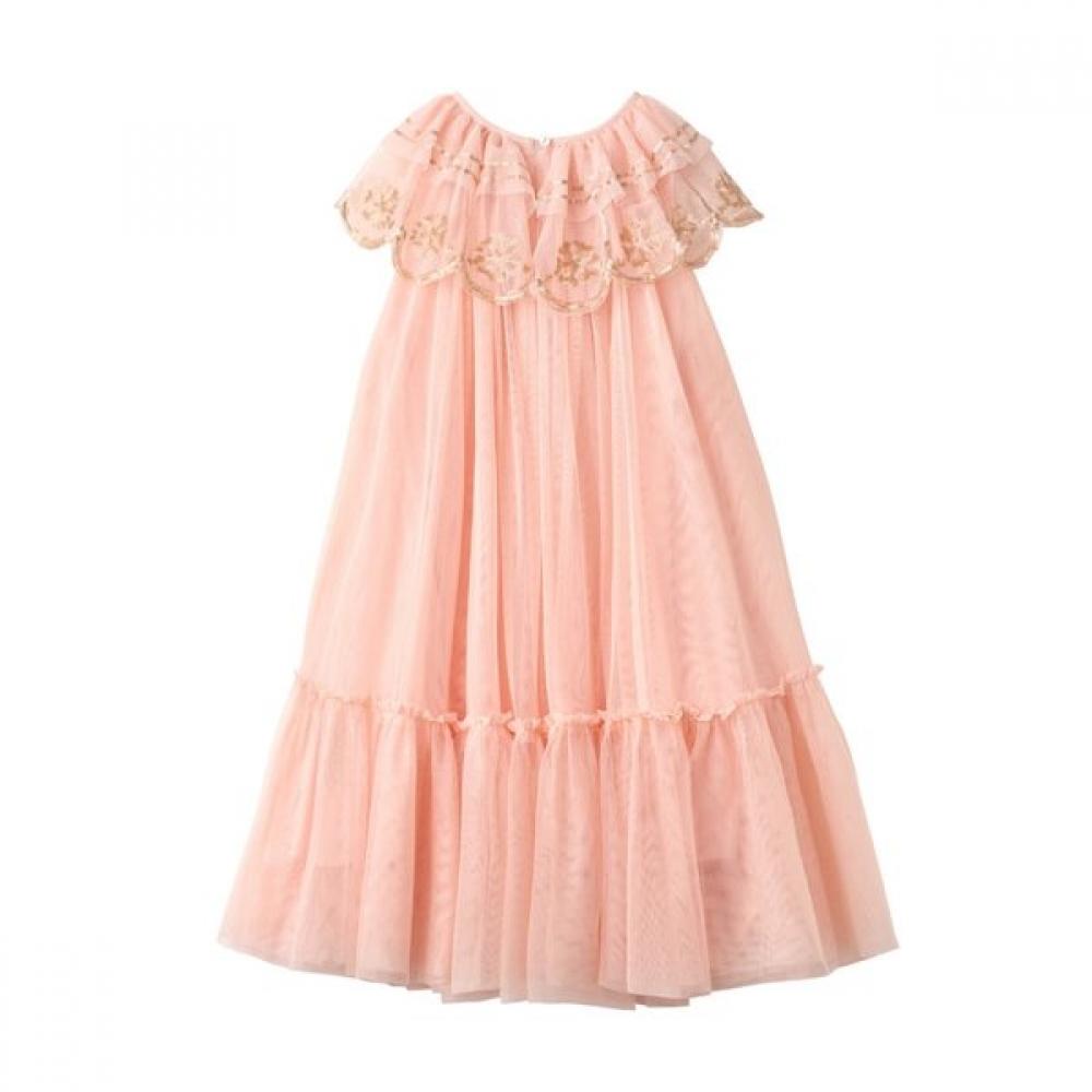 Mollo Collin Sequin Ruffle Collar Dress Akif9op003