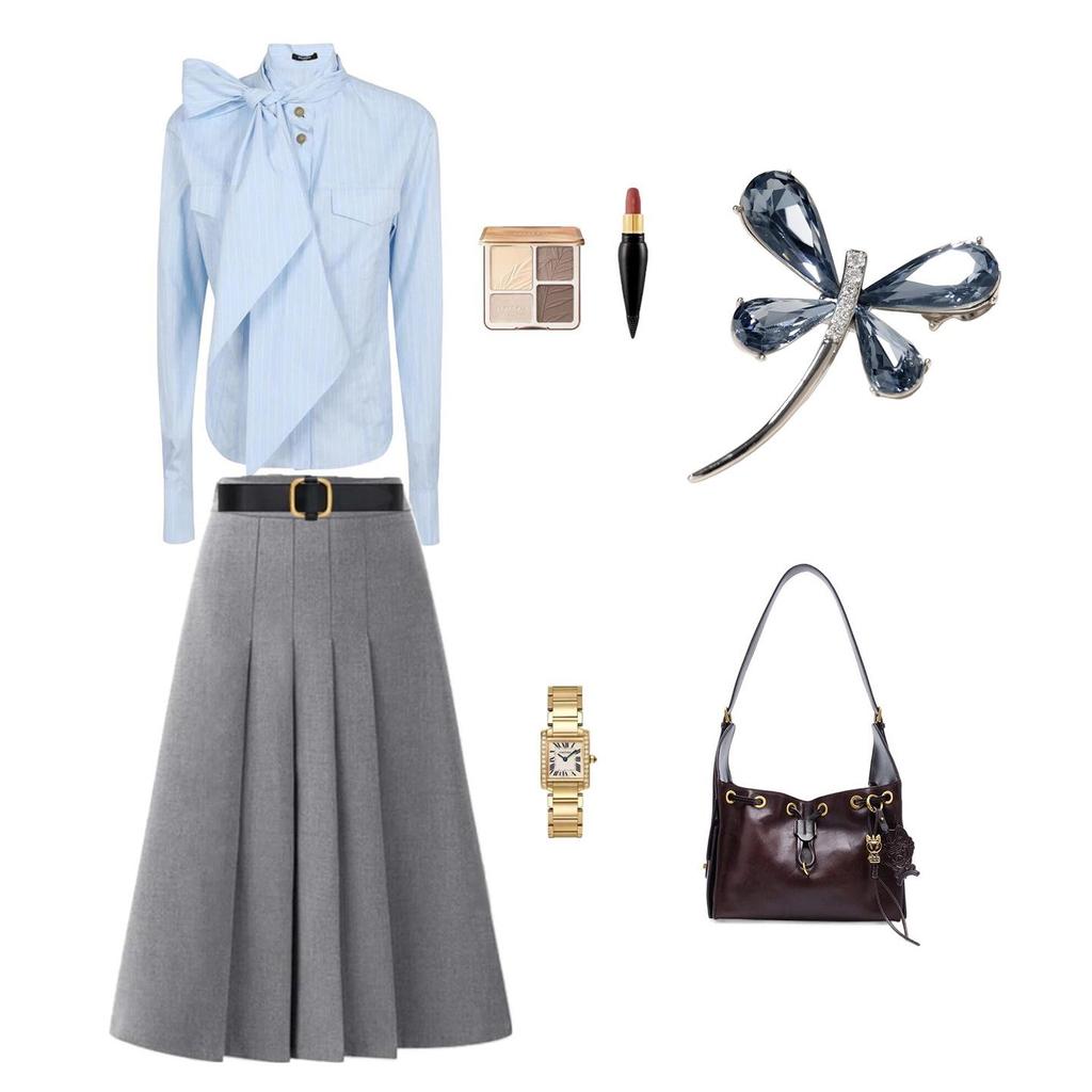 High-End Blue Crystal Dragonfly Brooch with Copper Zircon – Elegant Holiday Gift Jewelry