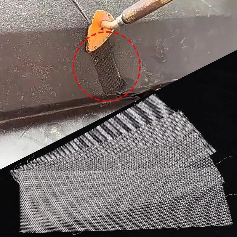 20/1pcs Stainless Steel Repair Mesh Car Bumper Plastic Crack Patches Trimmable Welding Wire Mesh for Car Repair Welding Machine