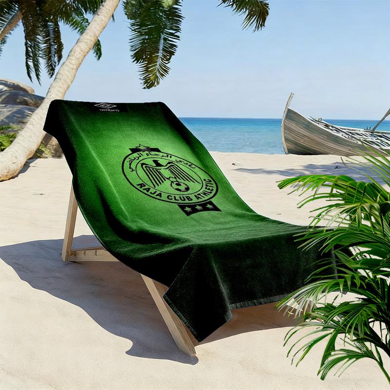 RCA Print Beach Towel, Large Soft Quick Dry Towel for Beach Camping Swimming