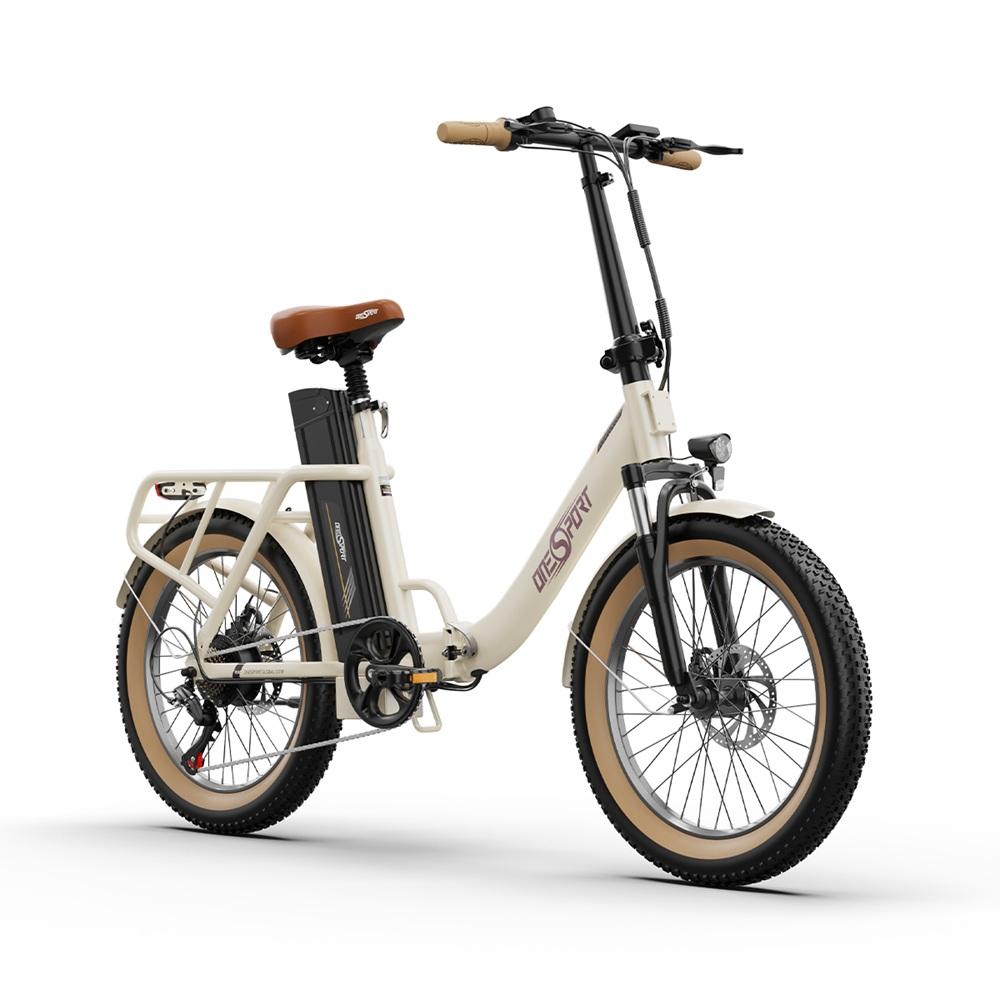 ONESPORT-OT16-2 48V 250W Electric Bike, 48V 17Ah Battery, 60-120KM Range, Folding, Lightweight, LCD Display, Disc Brakes