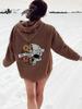 Halloween Skull Print Hooded Sweatshirt - Autumn/Winter European & American Style