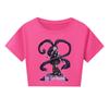 5582 Kids Girls Lily Lovebraids Game Print Short T-Shirt