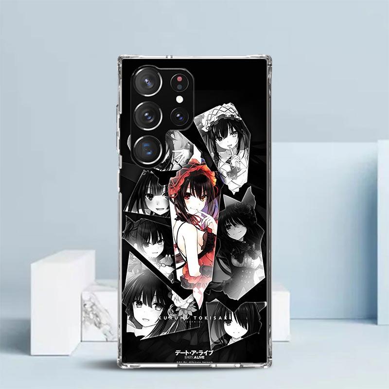 Date A Live Токисаки Куруми Мягкий чехол для Samsung Galaxy S25 Edge S26 S24 S23 Ultra Чехол для телефона S22 S21 Plus S20 FE Печатный узор