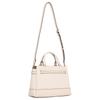 MICHAEL KORS REED Logo Gold Hardware Cowhide Shoulder Crossbody Handbag Large Women's Creamy White