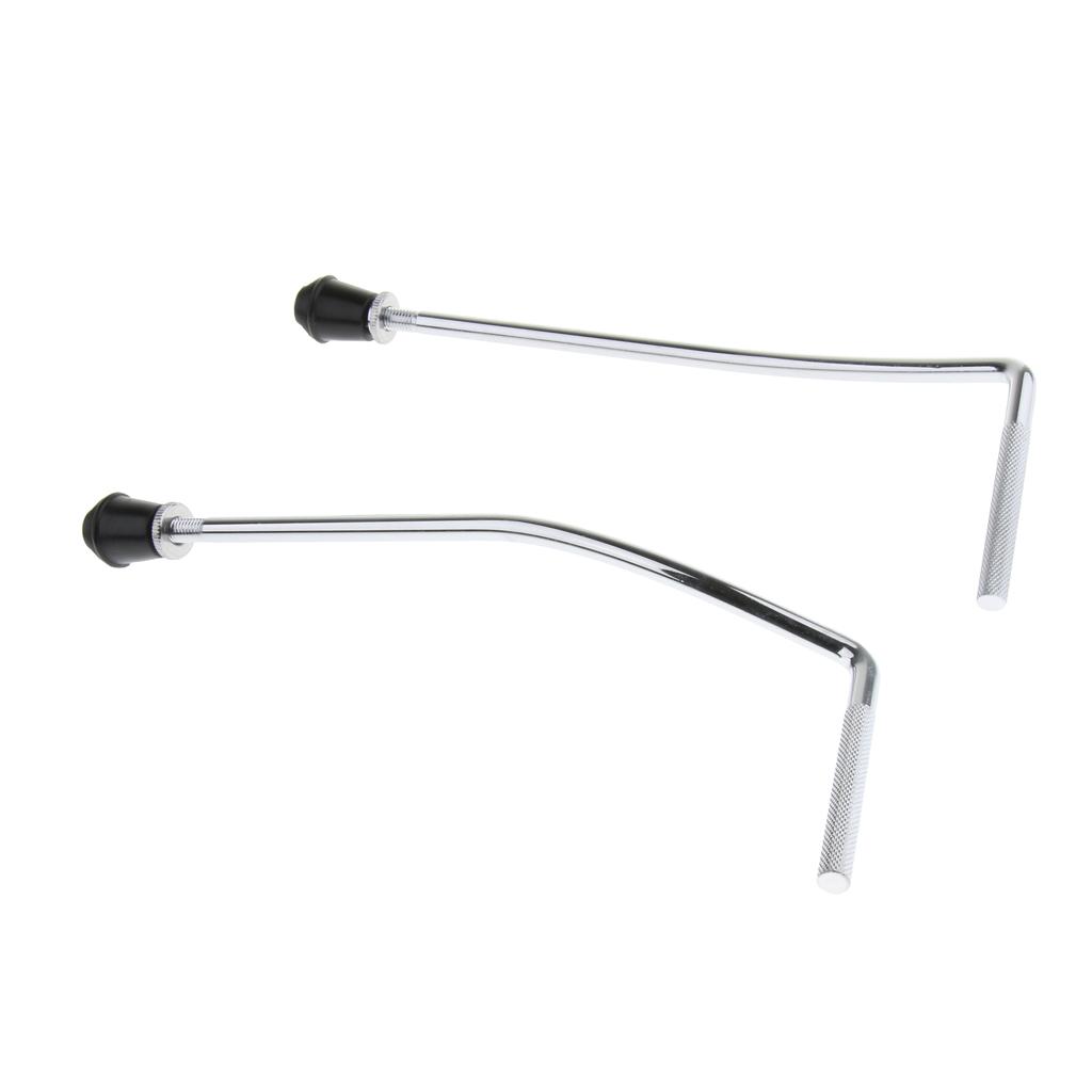 1 Pair of Bass Drum Feet for Parts Hat Stands Hardware