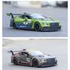 1/32 Scale Bentley Continental GT3 Diecast Car Model Toy, Pull Back Toy Vehicle with Sound and Light for Kids Toddler Boys Girls Gift Collection