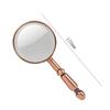 Retro 20x Handheld Metal Magnifier Portable High Magnification Loupe Reading Book