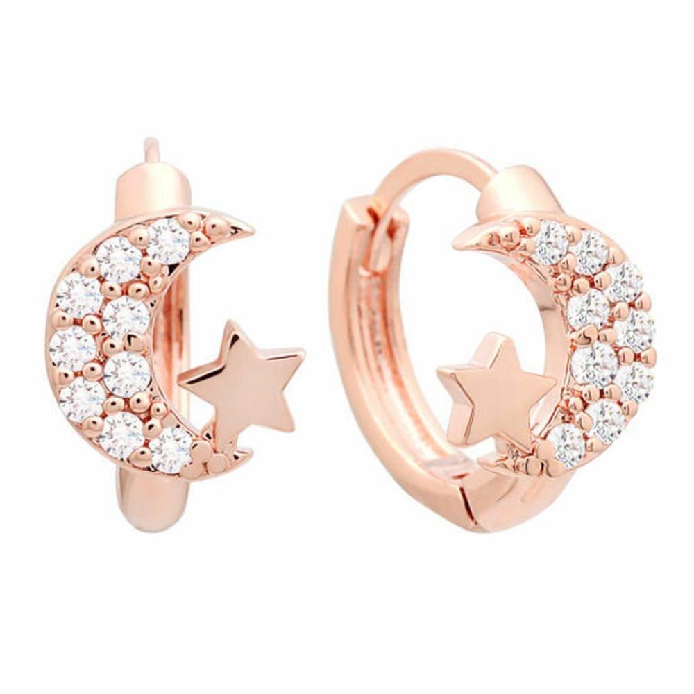 14K Gf Rani Gold Field Pin One-Touch Ring Gold Needle Earrings