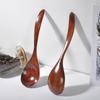 Wooden Spoon Sturdy Stylish Exquisite Long Handle Eco-friendly Dinner Spoon for Home