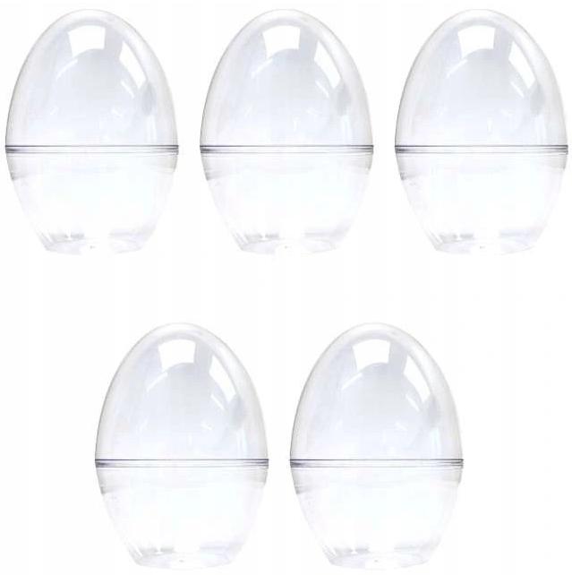 Acrylic Eggs For Decoration Standing 9cm 5pcs