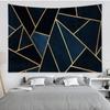 Геометрический узор Цветной гобелен Офисный гобелен для гостиной Домашний настенный декоративный гобелен