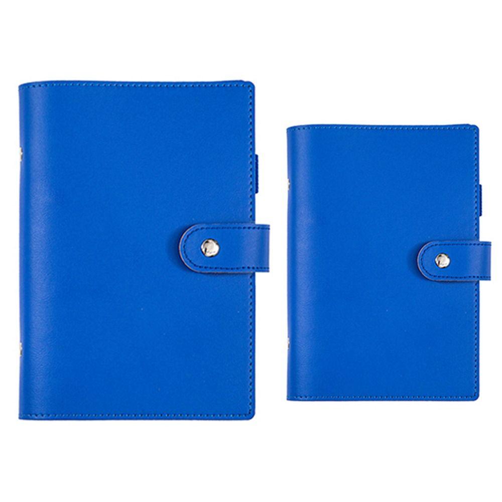Refillable A5/A6 Binder Notebook Cover PU Leather Journal Agenda Planner Cover  Writing