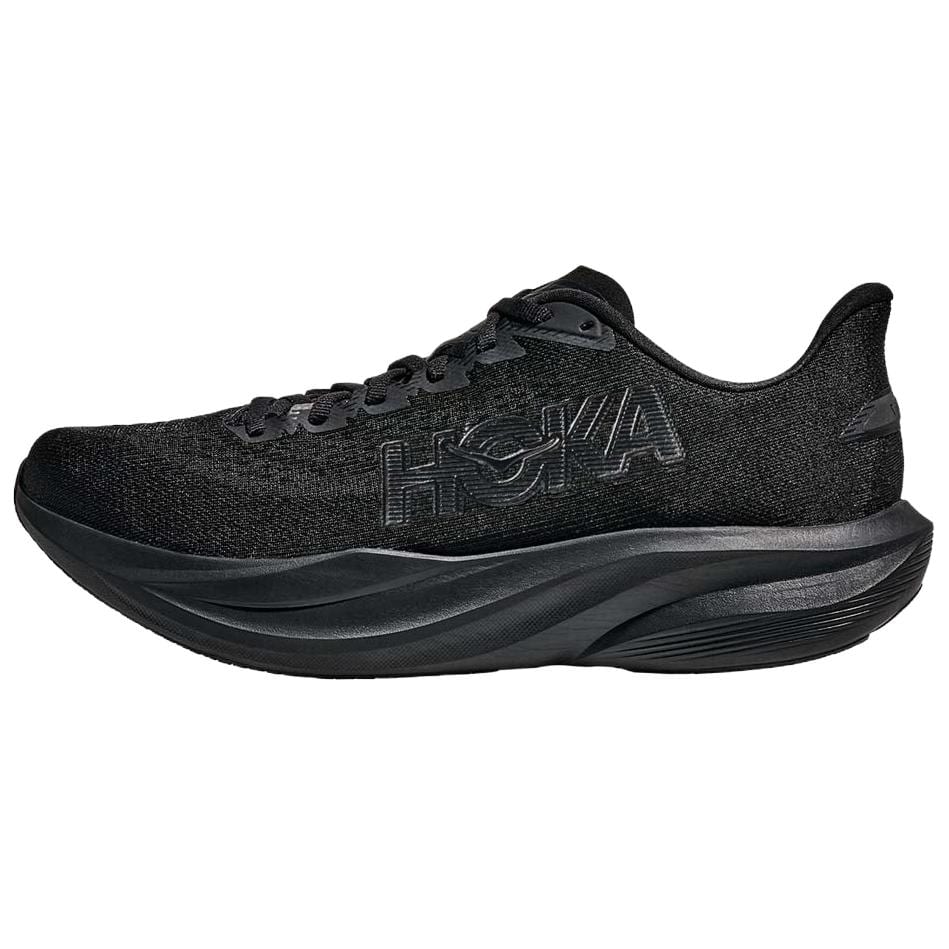 HOKA One One MACH 7 Тканевые дышащие кроссовки для бега мужские Черные 1171905-BBLC