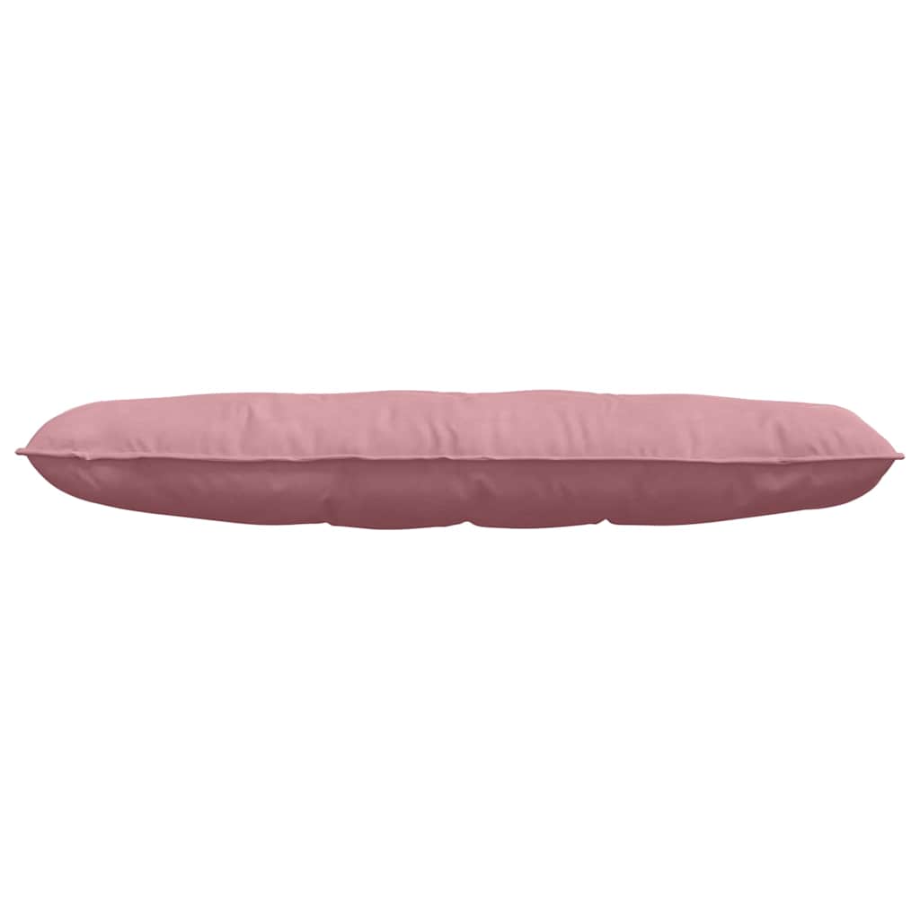 Back Cushion Pink 140 x 50 cm Cord Fabric