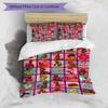 3pcs Duvet Cover Set (1*Duvet Cover + 2*Pillowcase, Without Core), Scooby Print Bedding Set, Bedroom Decor, All‑Season, Birthday Gift