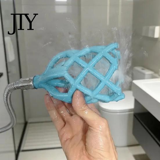Ручная лейка для душа, 3D-печатная полая плетеная распылитель дождя, Не засоряющаяся, Универсальная, Легкая в установке, Аксессуар для ванной комнаты, 360 градусов