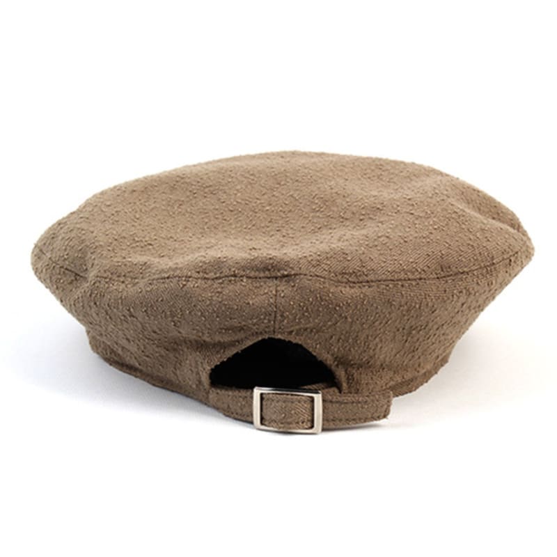 Универсальная химия Поясной Коричневый Махровый Вязаный Берет Берет
